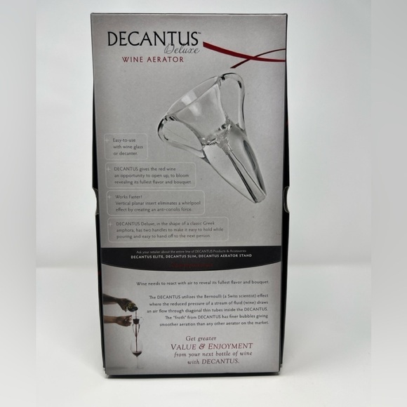NWT Decantus Deluxe Wine Aerator - Picture 4 of 4